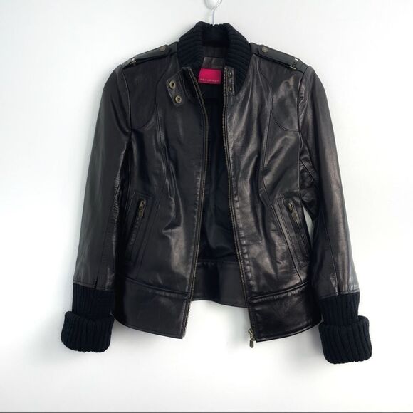 Mackage Jenny leather bomber  jacket - Picture 2 of 16